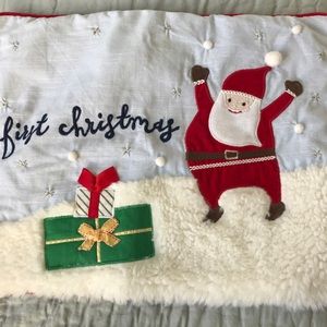 POTTERY BARN FIRST CHRISTMAS Quilted Sham - No Mongram
